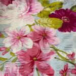 Printed Seersucker Polyester Microfiber Fabrics 75DX150D Anti Bacteria