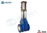 Pneumatic Industrial Gate Valve , Ceramic Double Disc Gate Valve
