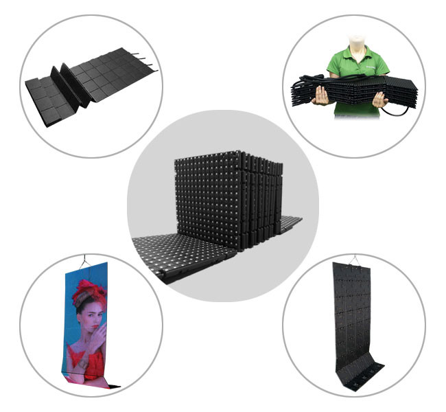 Rental LED Screen Advertising Display Boards / P12 Indoor LED Display Screen Rentals