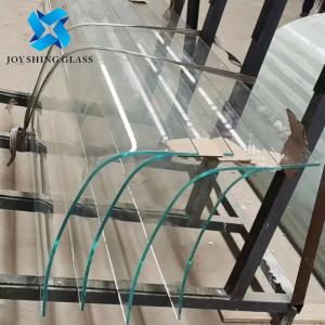China 8mm Ultra Clear Bent Toughened Glass For Curved Staircase Glass wholesale