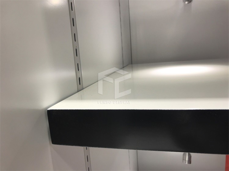 8mm Tempered Glass Wig Display Case With Adjustable Shelf