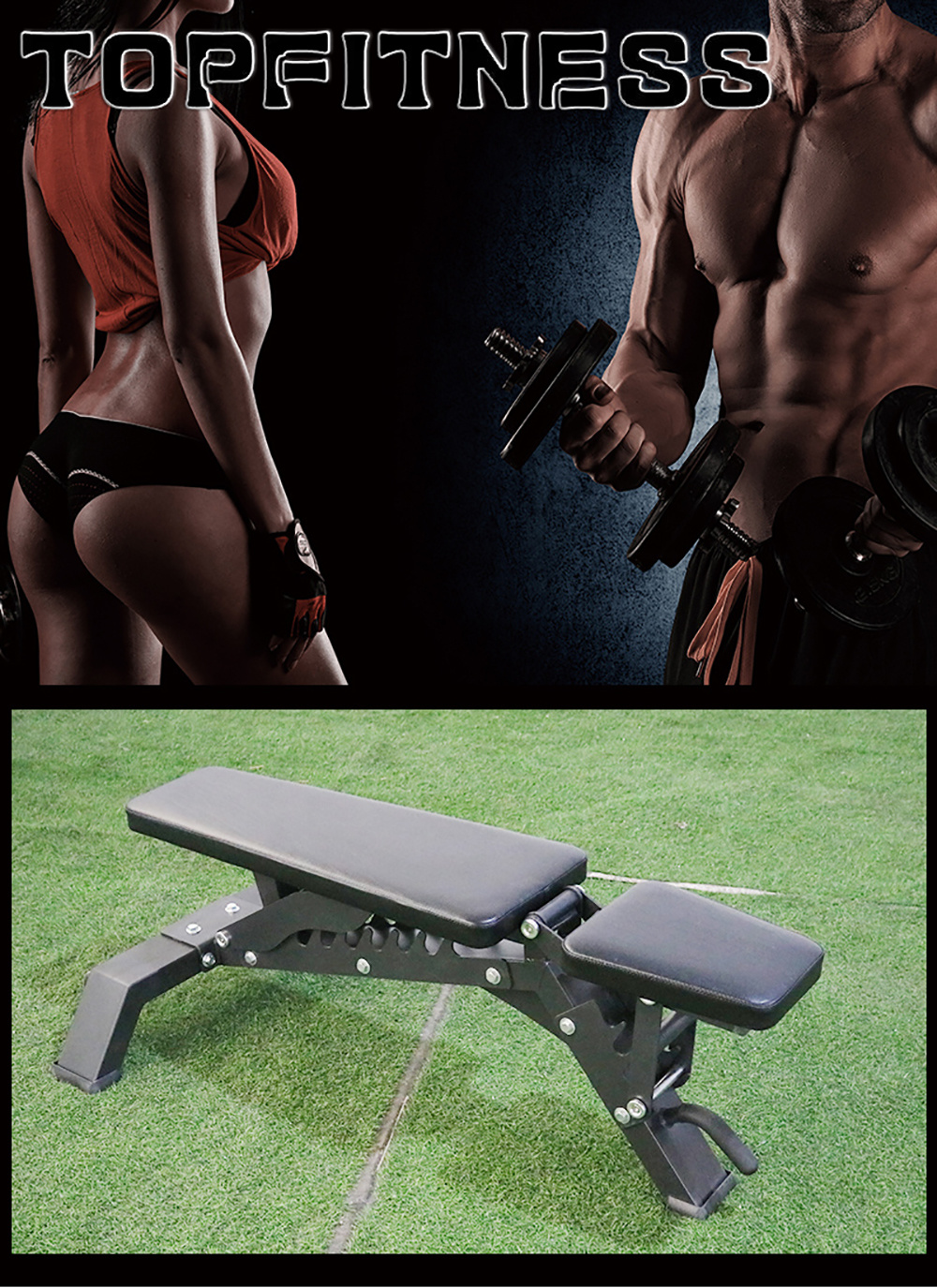 Commercial-Grade Weight Bench Adjustable Weight Bench for Bench Press at Home or Gym Bench