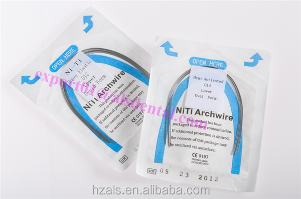 Instrument classification Class II Dental Archwire Stainless Steel Archwire for Orthodontic Treatment