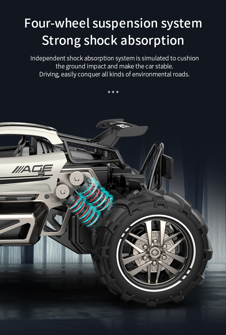 High Speed 1 14 Scale All Terrain RC Car with 2.4 GHz Remote Control Off-Road Truck