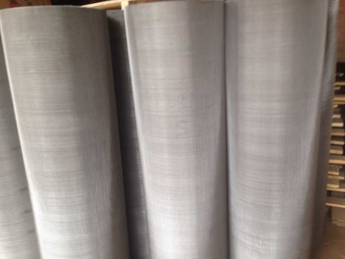 250 Mesh Stainless Steel Woven Wire Mesh Screen , Filter Screen Mesh Plain Weave