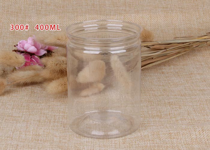 ISO9001Dry Fruit Packaging Can Plastic Canister 400ml Customized
