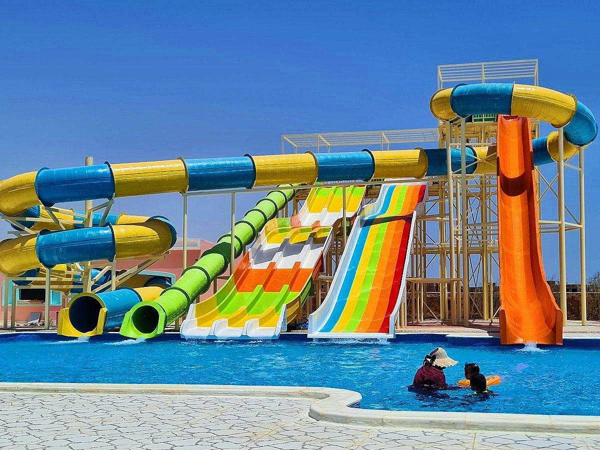 Amusement Water Park Swimming Pool Water Spiral Slide Group for Children