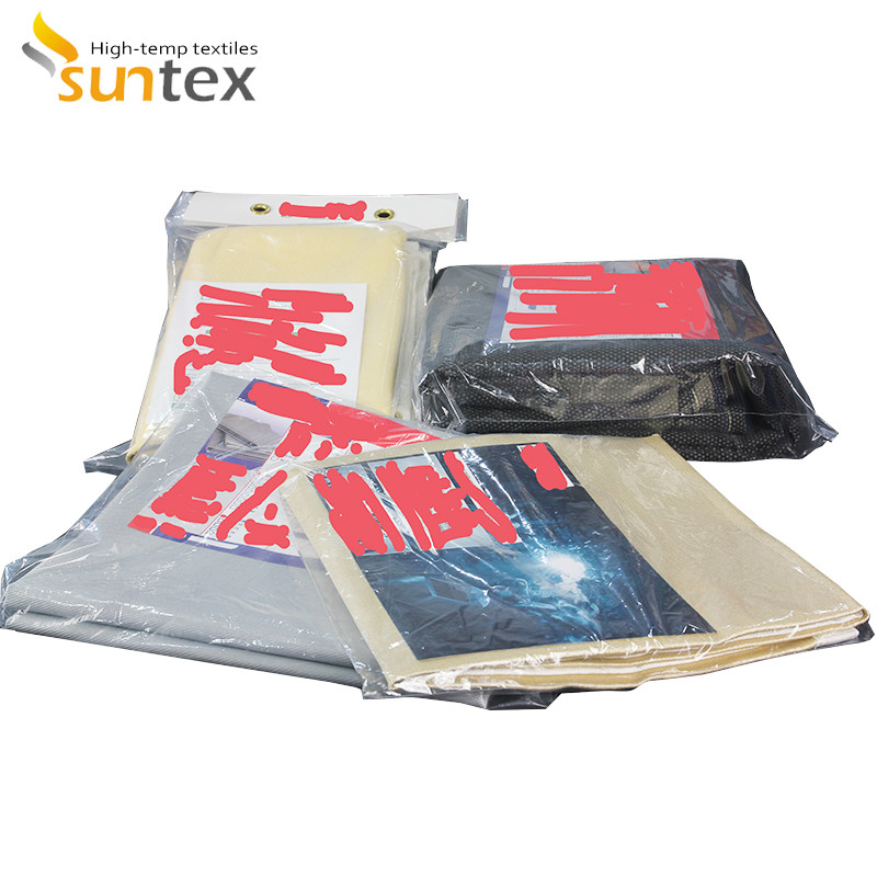 High Strength Silicone Coated Fiberglass Fabric for Fiberglass Fireproof Protection Welding Blanket