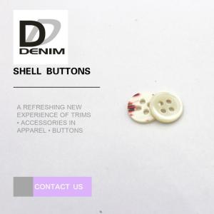 China Natural White Butterfly Shell Shirt Buttons , Mother Of Pearl Suit Buttons wholesale