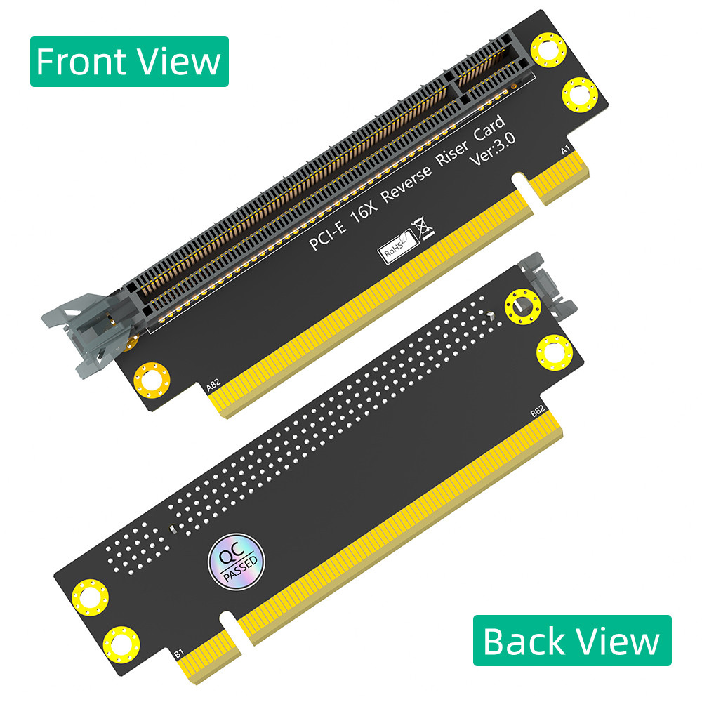 Reverse PCI-E 16X 3.0 express PCI-E 90 Degree Male To Female Riser Card