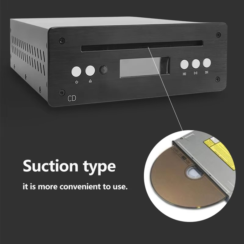 Home Audio Single Disc CD Player Desktp Media Music Player With Optical Line Digital Output
