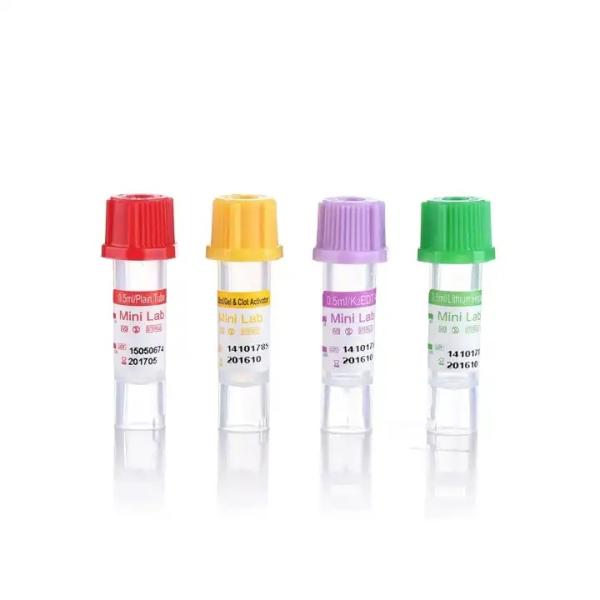 Micro Disposable Vacuum Blood Collection Tubes PP blood collection tubes for