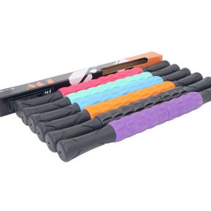 China 54cm Gear Fascia Yoga Massage Stick Myofascial Release Foam Handle Plastic Point wholesale