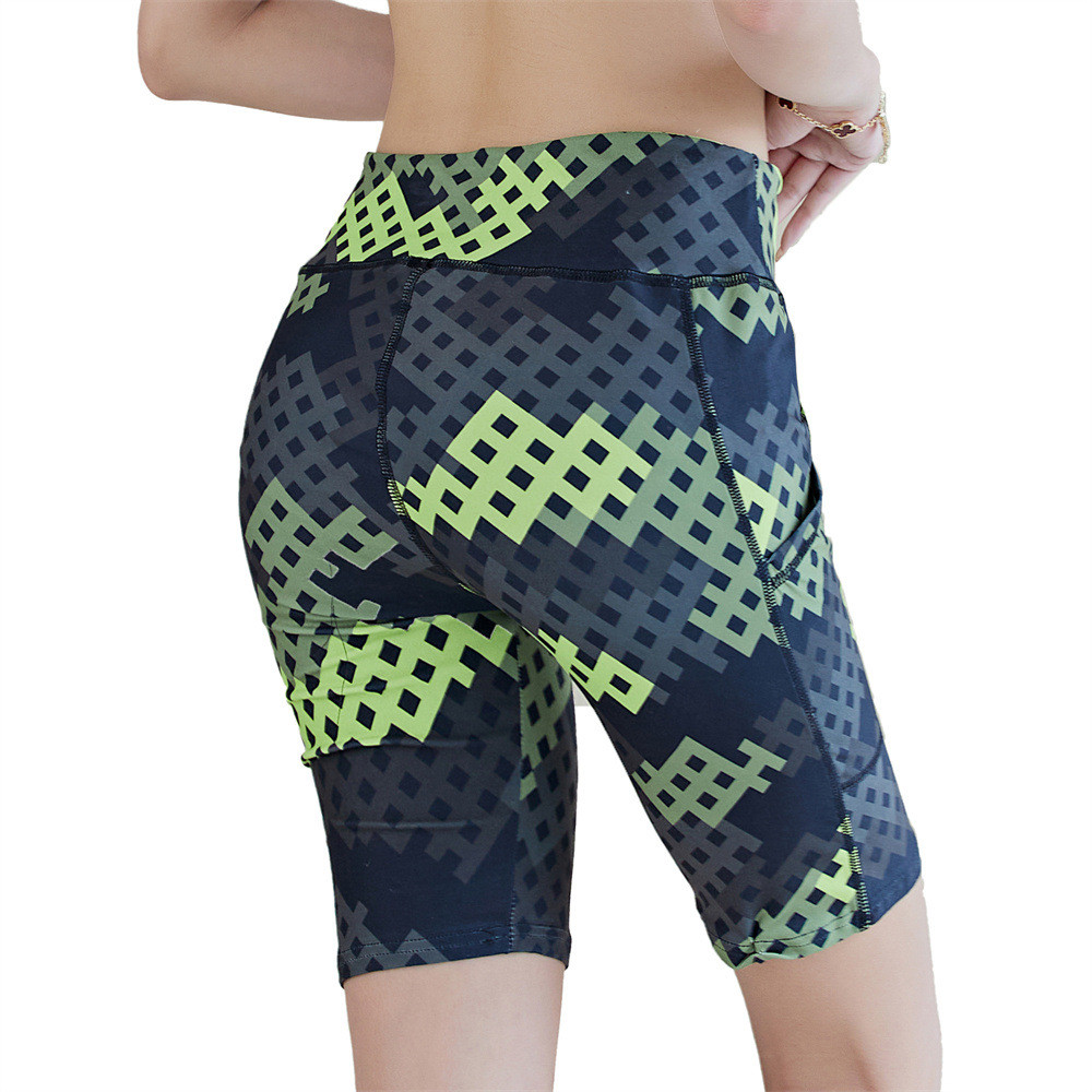 High Waist Five-Quarter Custom Design Leggings
