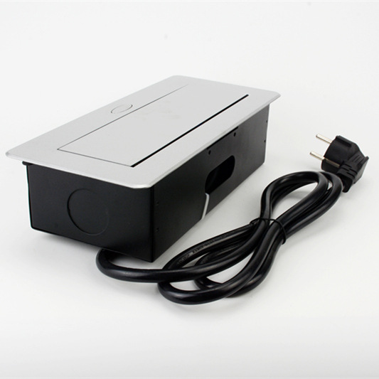 Desktop Connection Data Box for Office Desk Media Socket in Germany Power and Data Socket
