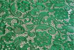 100% Polyester Water Soluble Embroidery Fabric Green Color