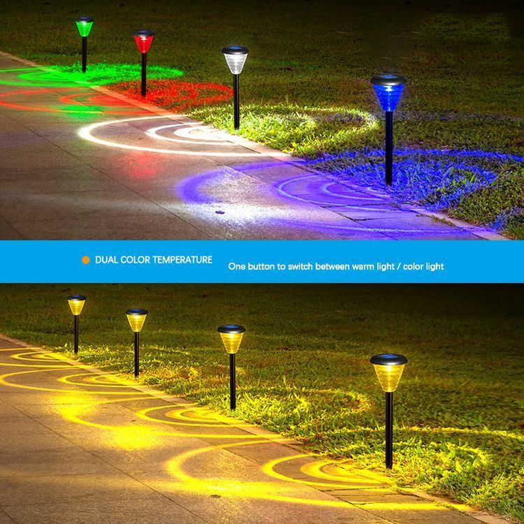 Outdoor Garden Solar Color Lights Directly Provided By The For 6-12 Hours Working Time