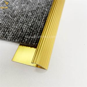 China Fluted Edge Curved Carpet Transition Strip Aluminum Alloy 6063 Material wholesale
