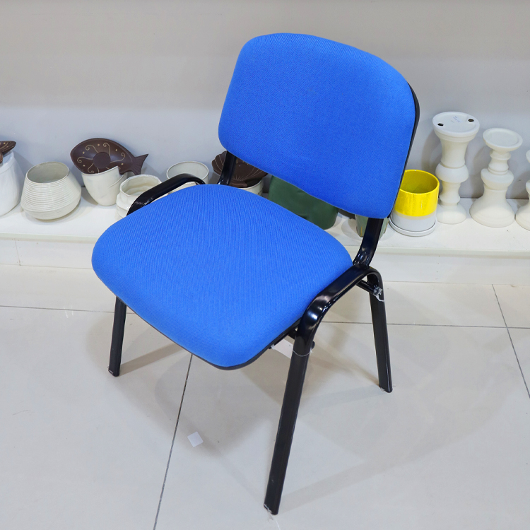Hotel Garden Banquet Metal Frame Stackable Dining Chairs with Sponge Pad Custom Logo
