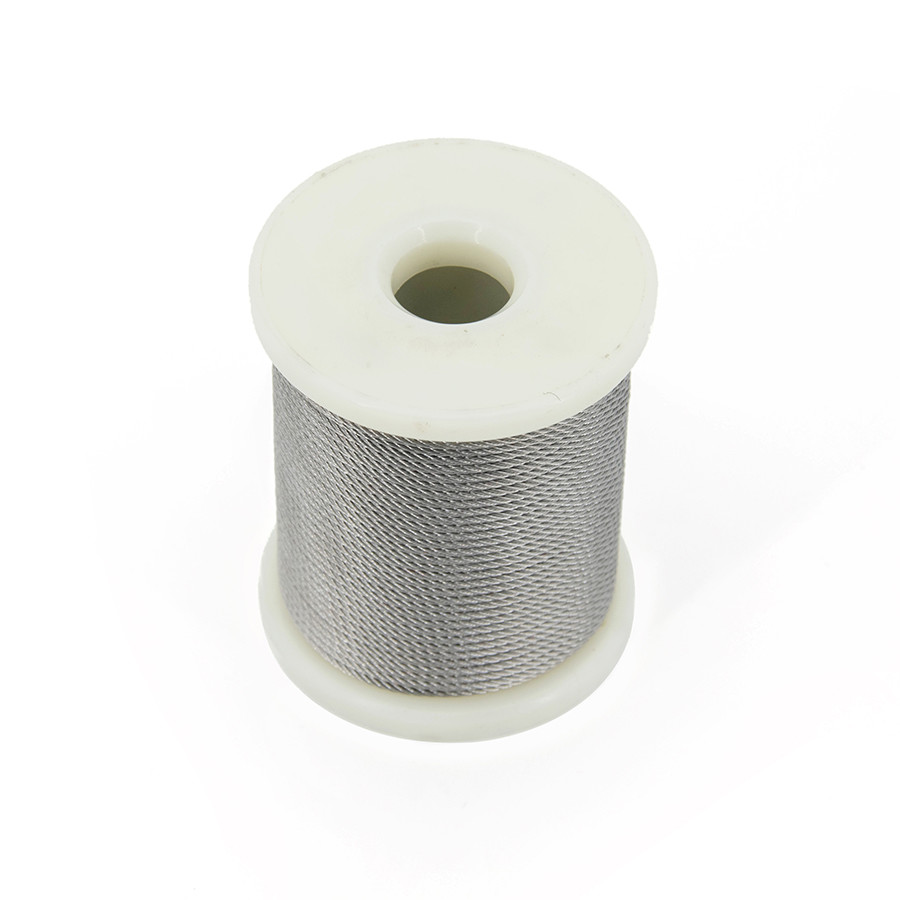 7*7 （6*7+IWS）Stainless Steel Wire Rope Tensile Strength For Heavy