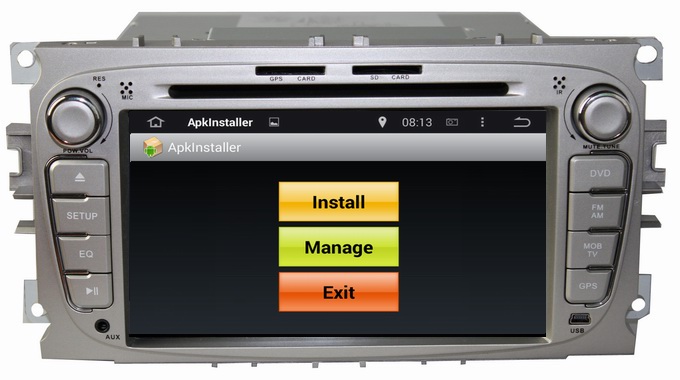 Ouchuangbo Car GPS Navi Stereo Bluetooth 3G Wifi Ford Mondeo 2007-2010 Android 4.4 DVD System OCB-7017D