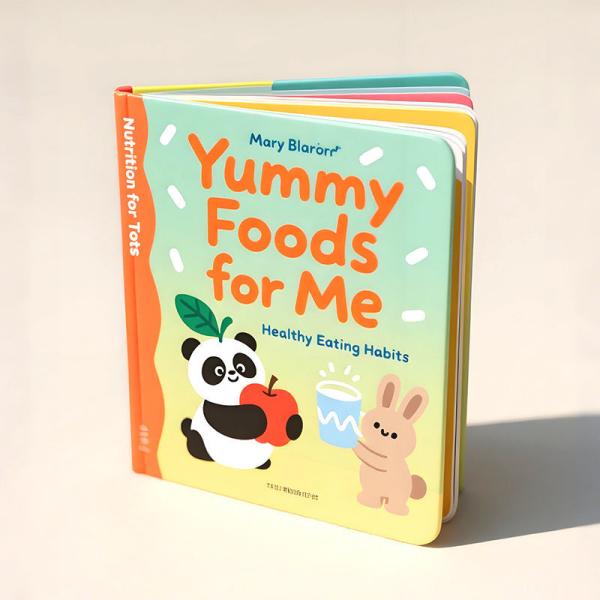 Recyclable Paper Children Kids Baby Early Learning Educational Hardcover Books Publishing Service Custom Board Book Printing