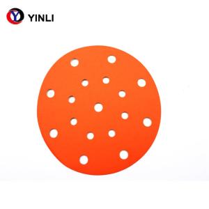 China 6 Inch 150mm Sandpaper 80 Grit Round Ceramic Film Abrasive wholesale