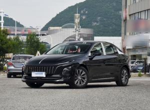 China Hongqi Electric EV Car 140Kw 5 Seat Electric Car Front Wheel Drive Black wholesale
