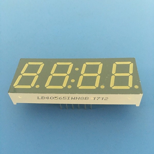 0.56 Inch 7 Segment Led Display 4 Digit High Luminous Intensity Output For Digital Timer Controller