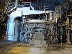 China High Impedance Series Electric Arc Furnace , Electric Furnace Steel Low - Current Operation wholesale