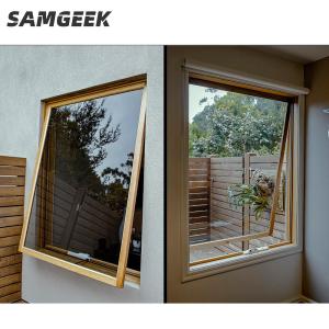 China Large Black And White Awning Windows For Panoramic Views wholesale