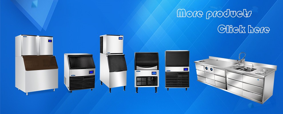 8000W Square Ice Maker Machine 50kg/day For Coffee Shop
