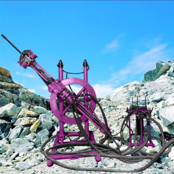 Pneumatic Drilling Rig Slope Stabilization Borehole Drilling Machine Mining DTH Drilling Equipment
