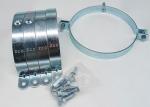 2 Inch Carbon Galvanised Tube Clamps Without Sealing Rubber Gasket