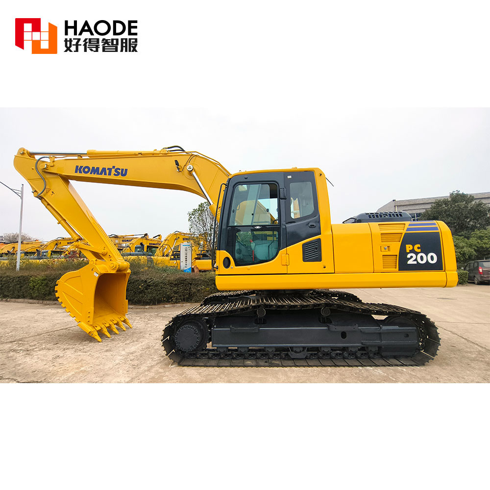 20ton High Performance Crawler Hydraulic Mini Excavator komatsu PC200-8 PC210-8 PC200-7secondhand for Construction