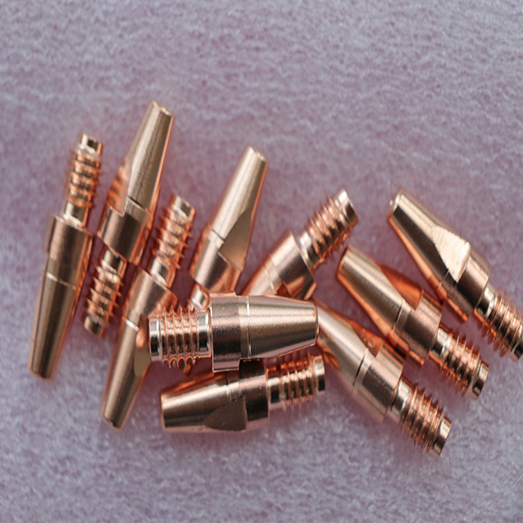 CO2 MIG Welding Materials Nozzle Welding Torch Contact Tip / Welding Torch Tips
