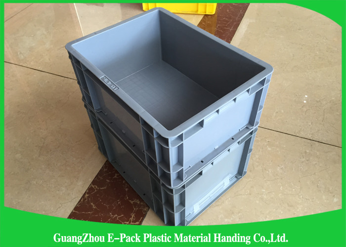 45 Litre Euro Plastic Storage Boxes , Industrial Storage Bins Light Weight PP