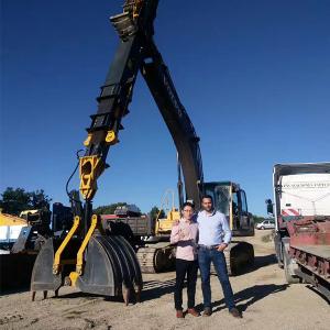 China Long Reach Boom Clamshell Telescopic Arm 16-27m wholesale