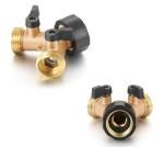Female 3/4in NPT Brass Y Valve Garden Irrigation Distributor