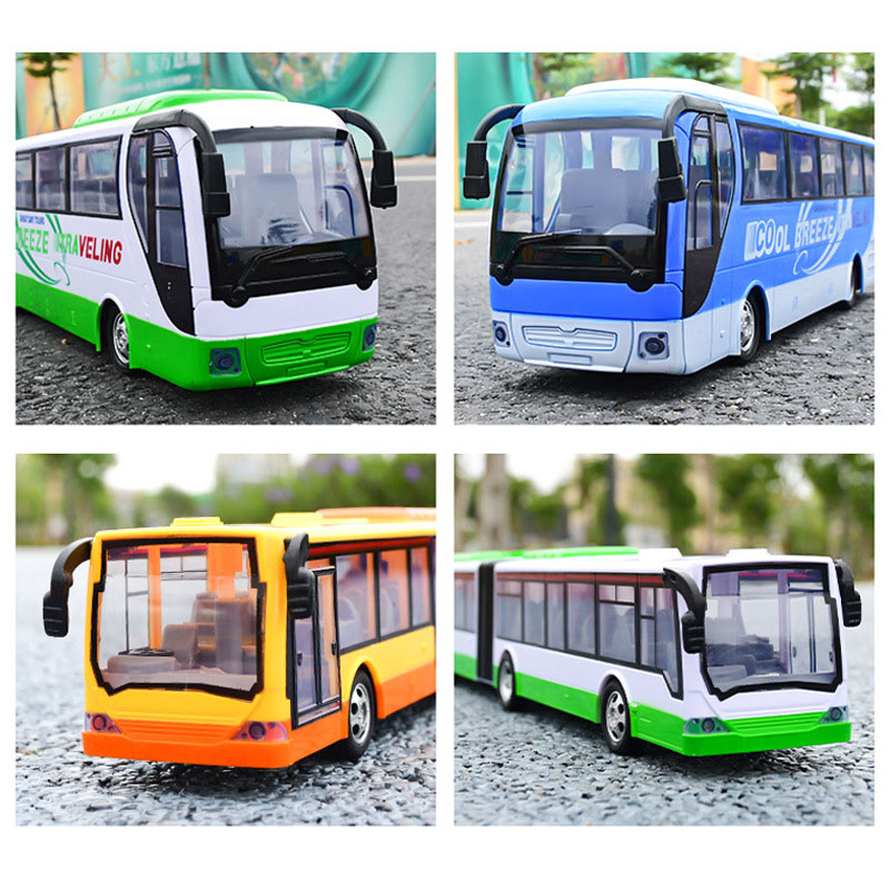 Electric Simulation Sound and Light RC Bus Child Toy for Kids Age Range 8 to 13 Years