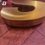 Thickness 1cm-100cm 3D Metal Letters 304 316 Stainless Steel Alphabet Letters