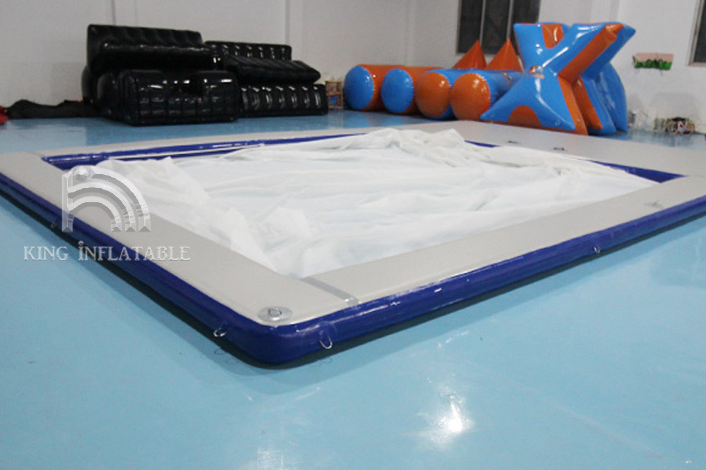 Inflatable Family Pool 16ft*13ft Water Sports Yacht Sea Lake Floating Swimming Pool Luxury