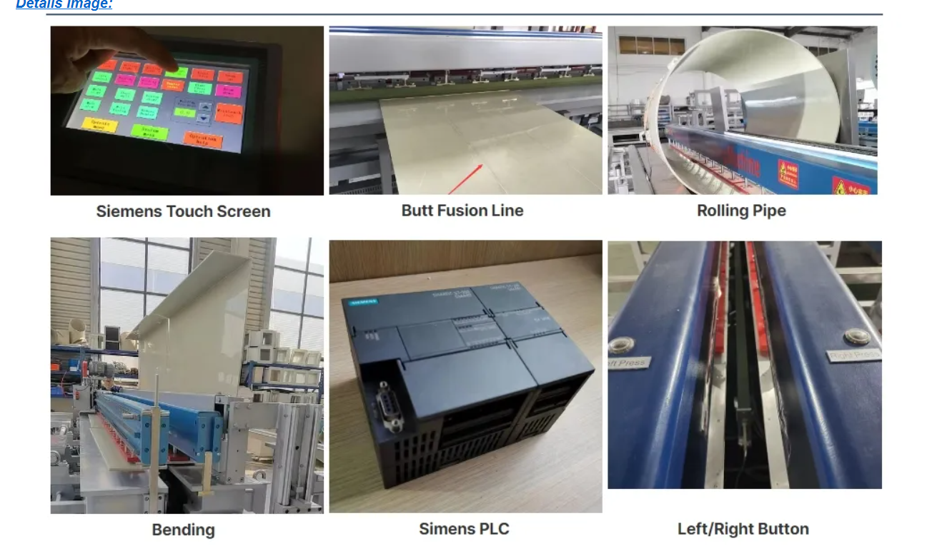 Professional Plastic Welding And Bending Machine For Sheet Welding Thickness 3.0-30.0mm