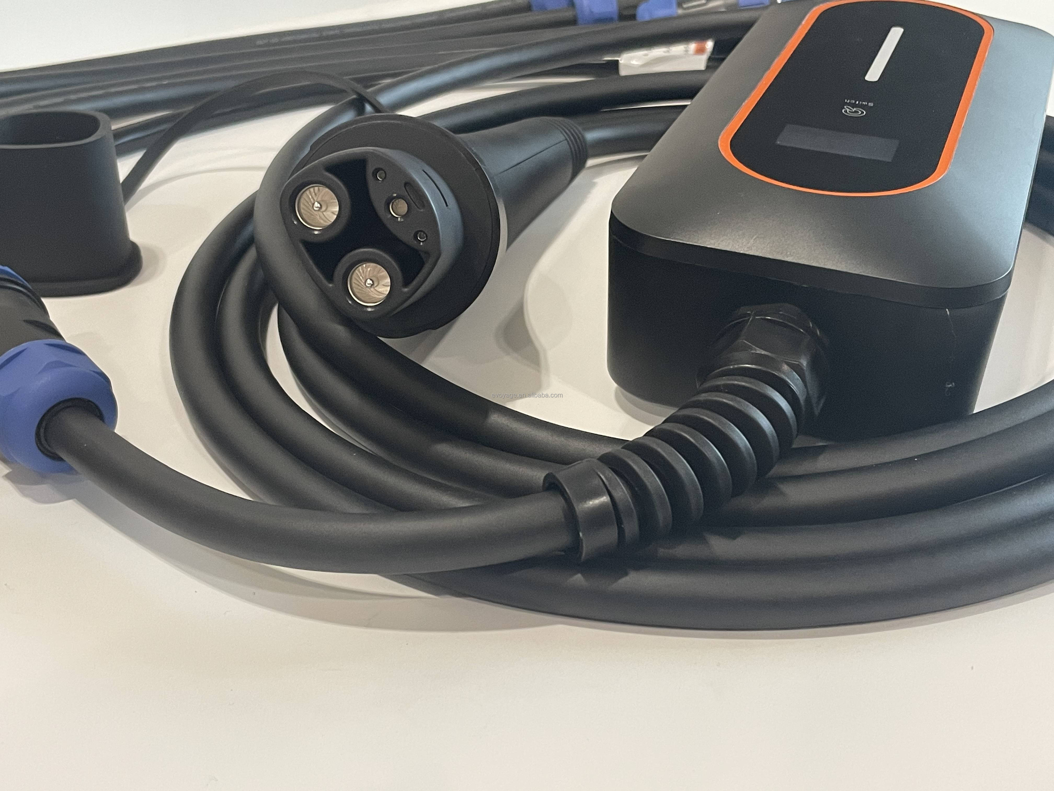 32A Tesla EV Charger NACS EV Electric Car Charger With NEMA 5-15 6-20 10-30 14-30 14-50