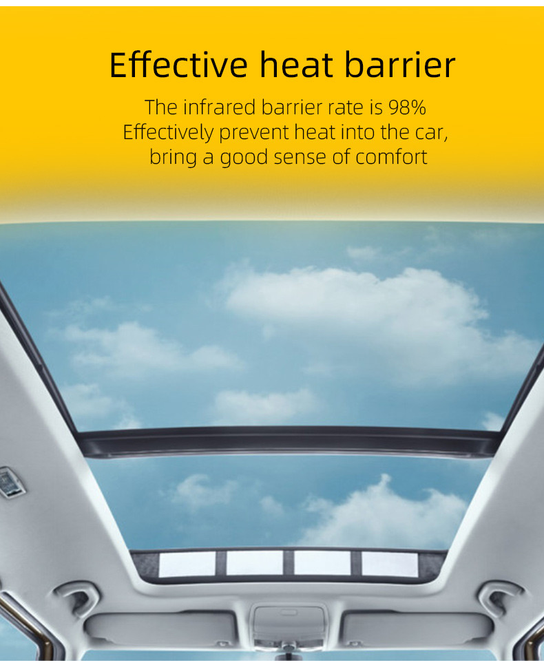 Explosion-proof Protective TPU Sunroof PPF Auto Windshield Glass Window Tint Solar Film Car Roof Skylight Film