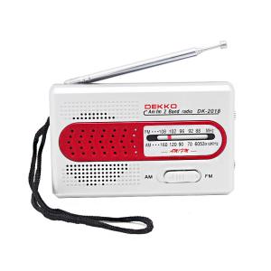 China Hand hold portable AM FM radio model OEM LOGO mini pocket radio wholesale