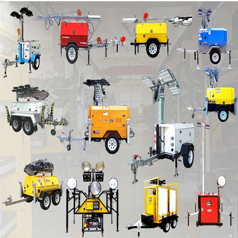 OEM Factory Mobile Lighting Tower Emergency Operations Diesel Light Tower for sale