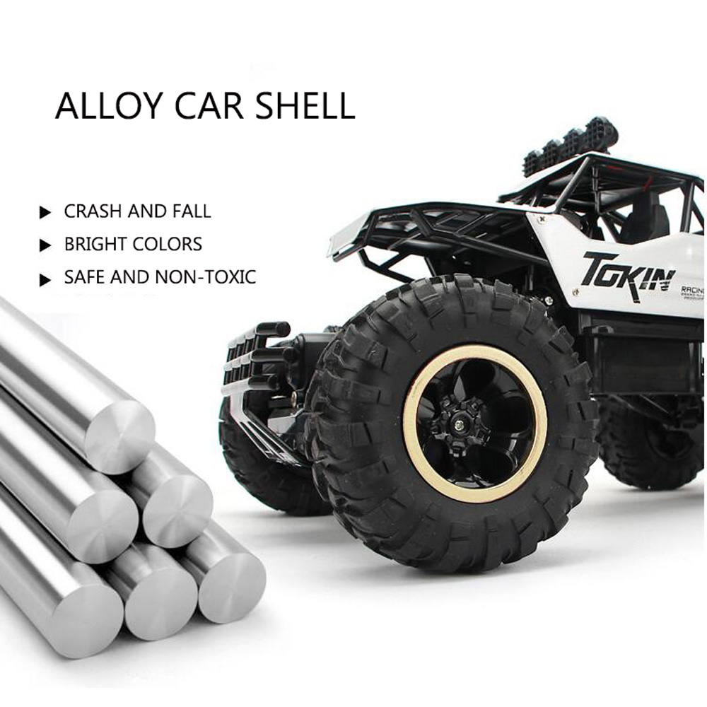 Boys 1 18 Plastic RC Car High Speed Off-road Vehicle Remote Control Racing Car 4WD Alloy