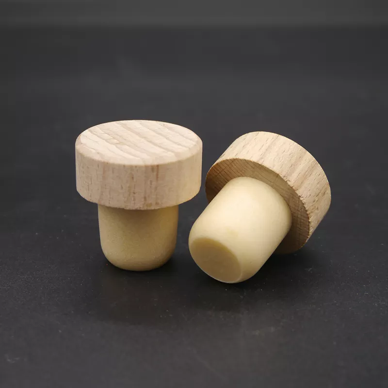 Aluminum Plastic Whiskey Gin Vodka Cap with Custom Color Bottle Stopper and T Cork