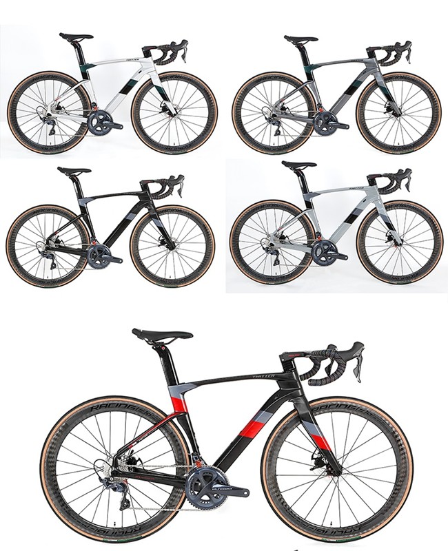 twitter Carbon Fiber Road Bike sram rival 22 speed carbon fiber wheelset